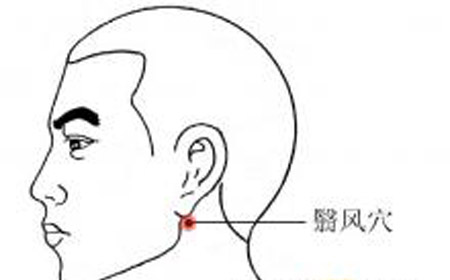 翳風(fēng)穴→治耳鳴、耳聾