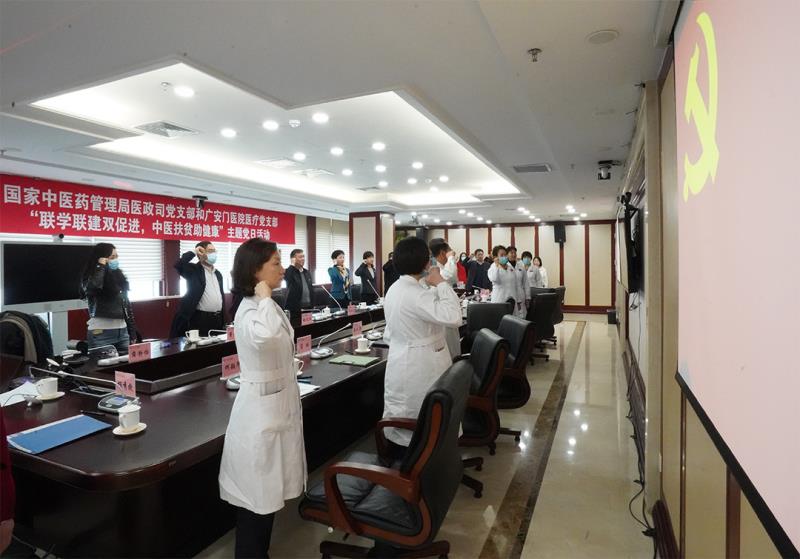 “聯(lián)學(xué)聯(lián)建雙促進(jìn)，中醫(yī)扶貧助健康”主題黨日活動